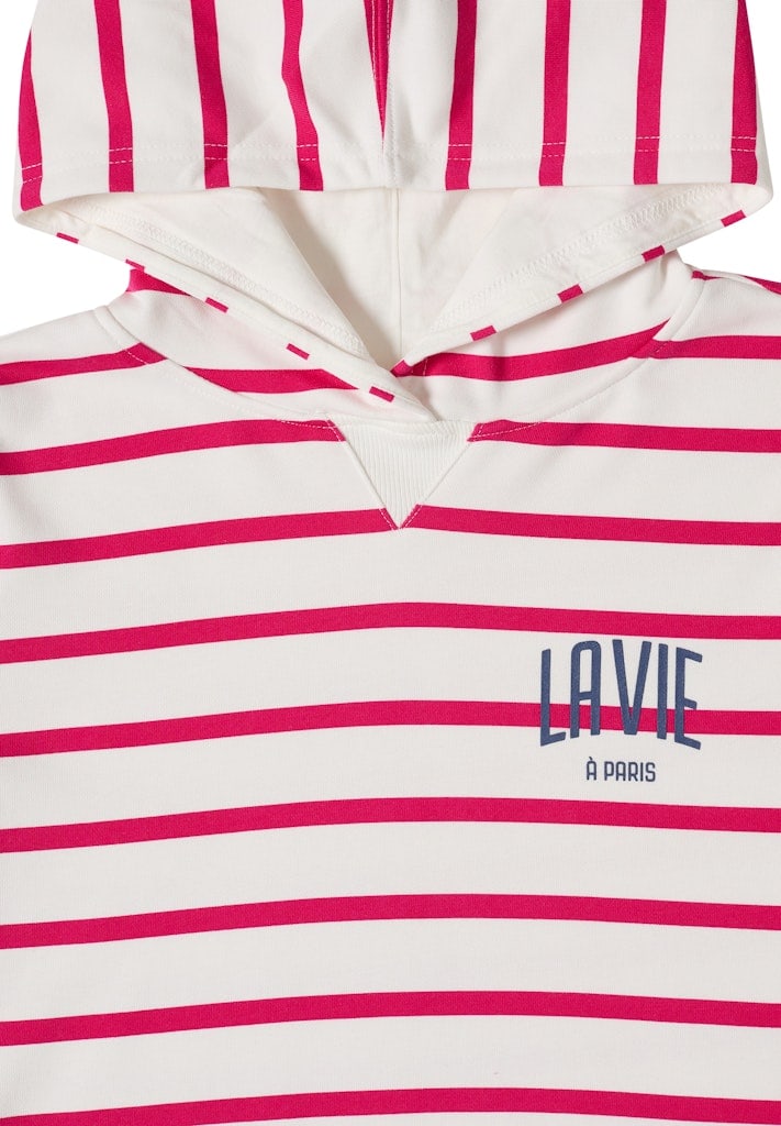 Sweatshirt mit Kapuze und Chestprint