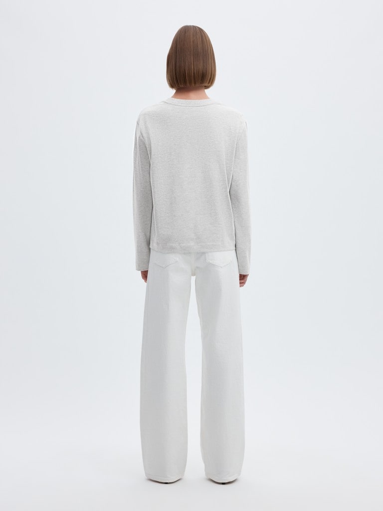 SLWESSENTIAL LS BOXY TEE NOOS