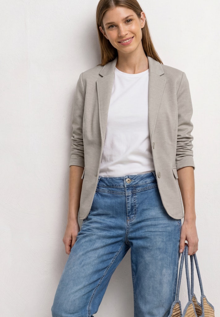 Basic Piqué Blazer
