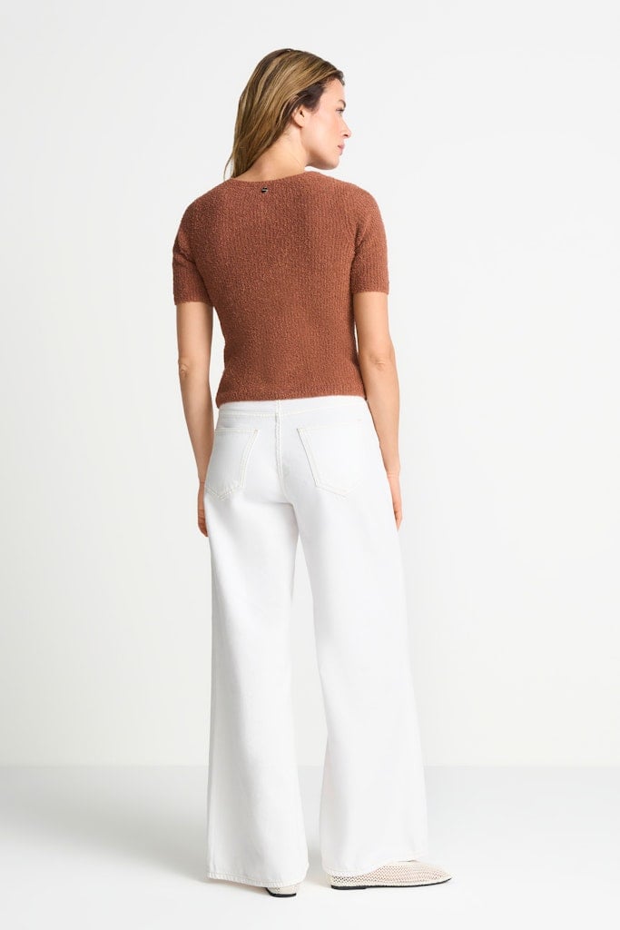 Structured towelling short sleeve