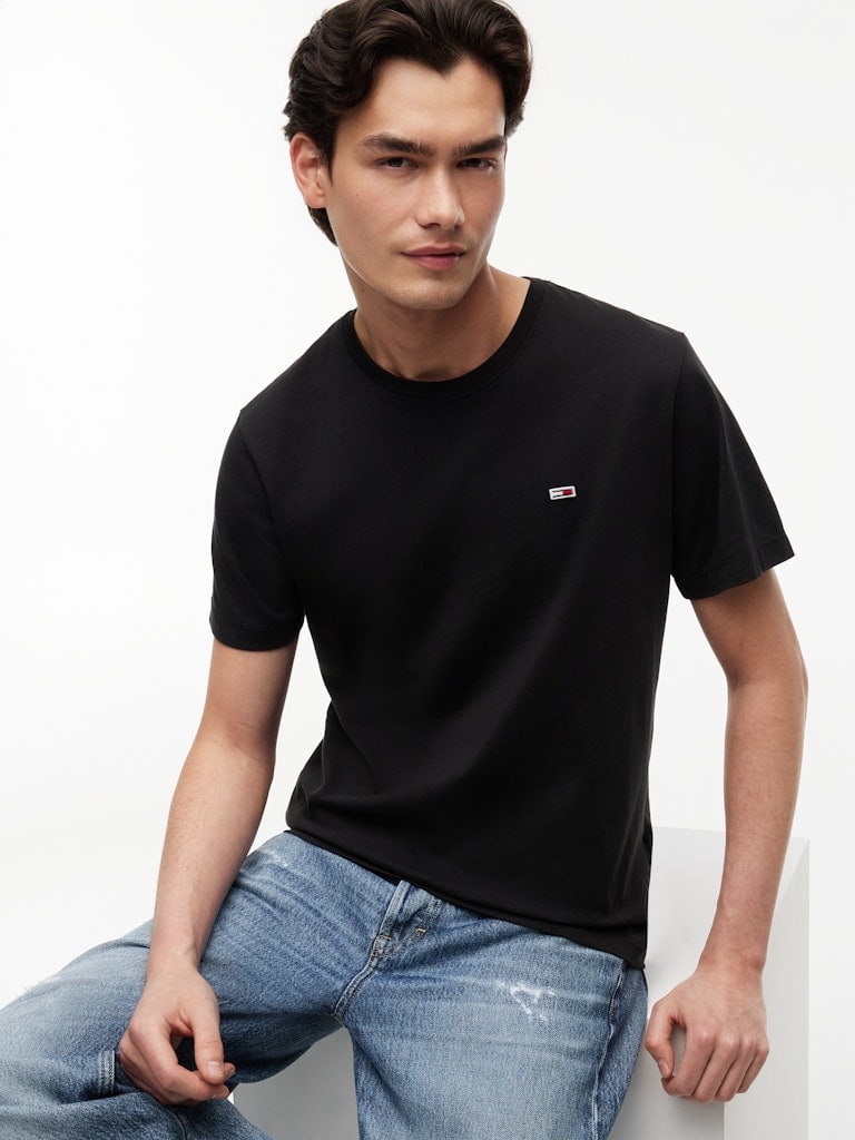 TJM SLIM JERSEY C NECK EXT