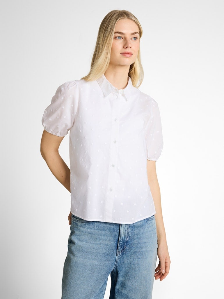 Bluse mit Stickerei