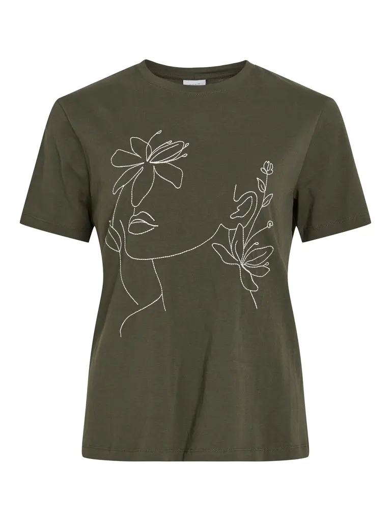 VISYBIL O-NECK S/S ARTISTIC TOP