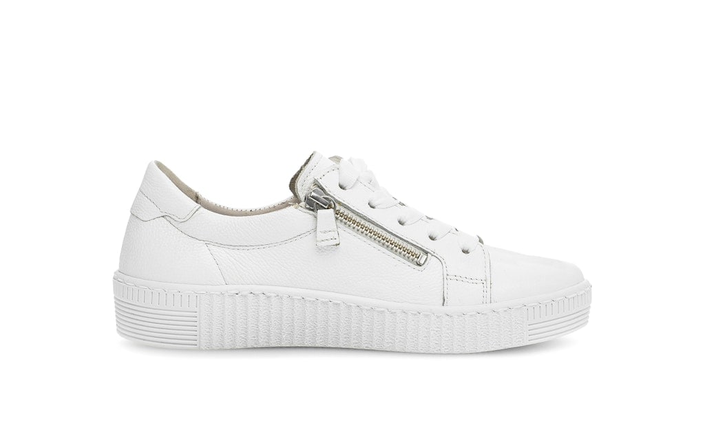 Sneaker low Glattleder weiß