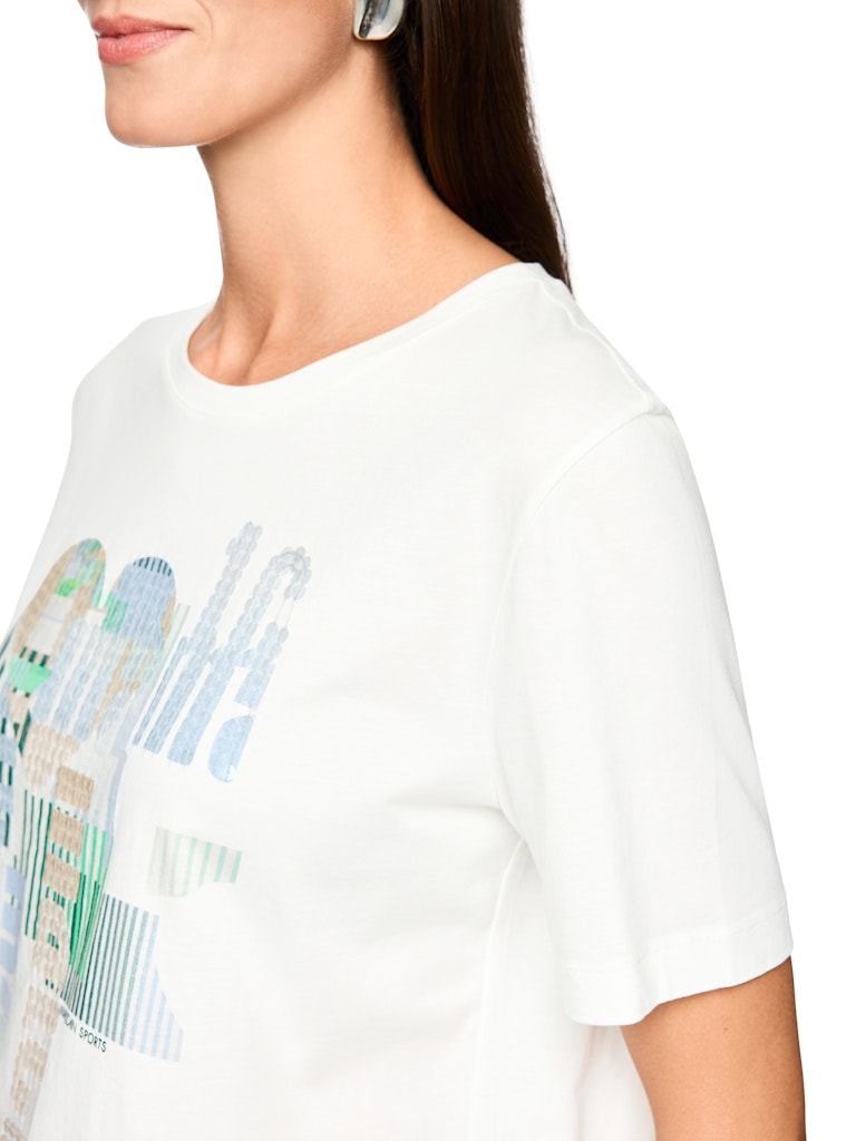Locker geschnittenes Baumwollshirt