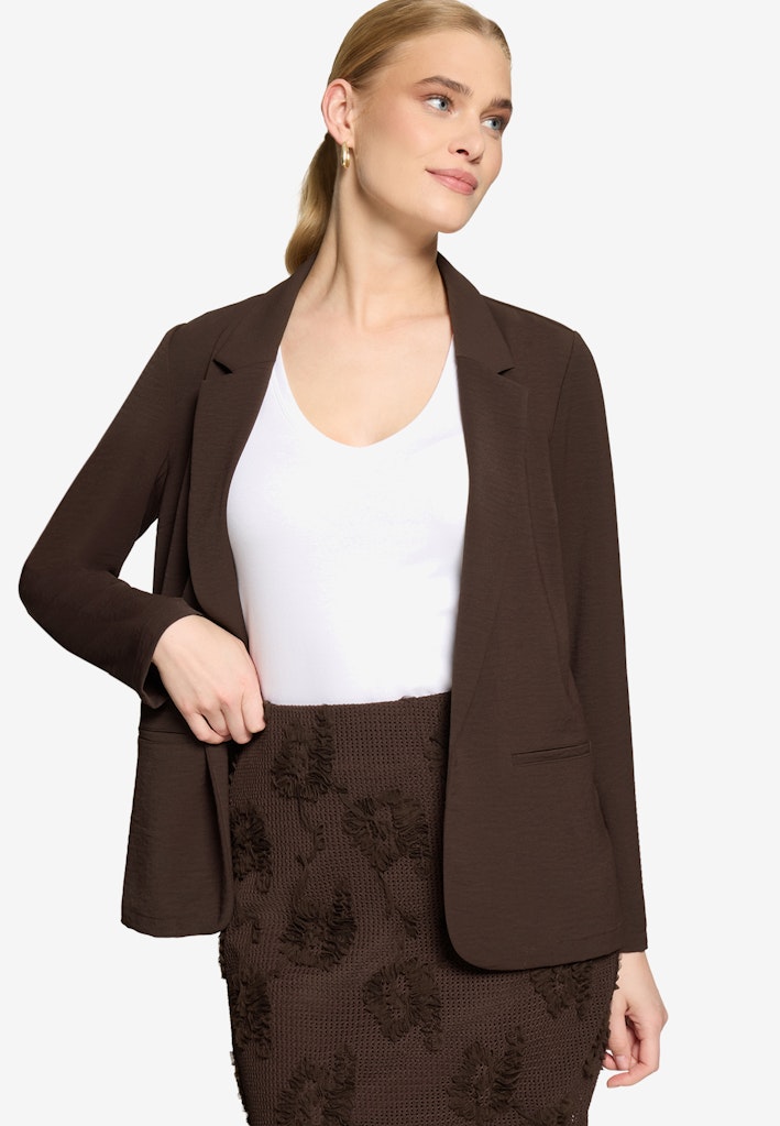 Longblazer mit Paspeltaschen