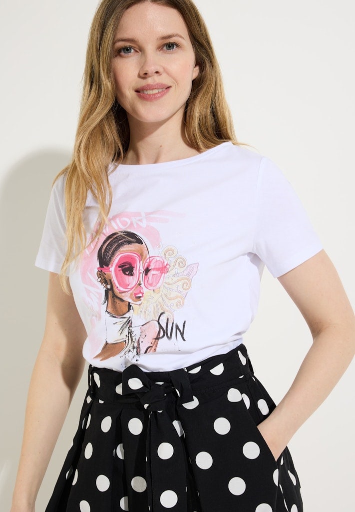 T-Shirt mit Frontprint