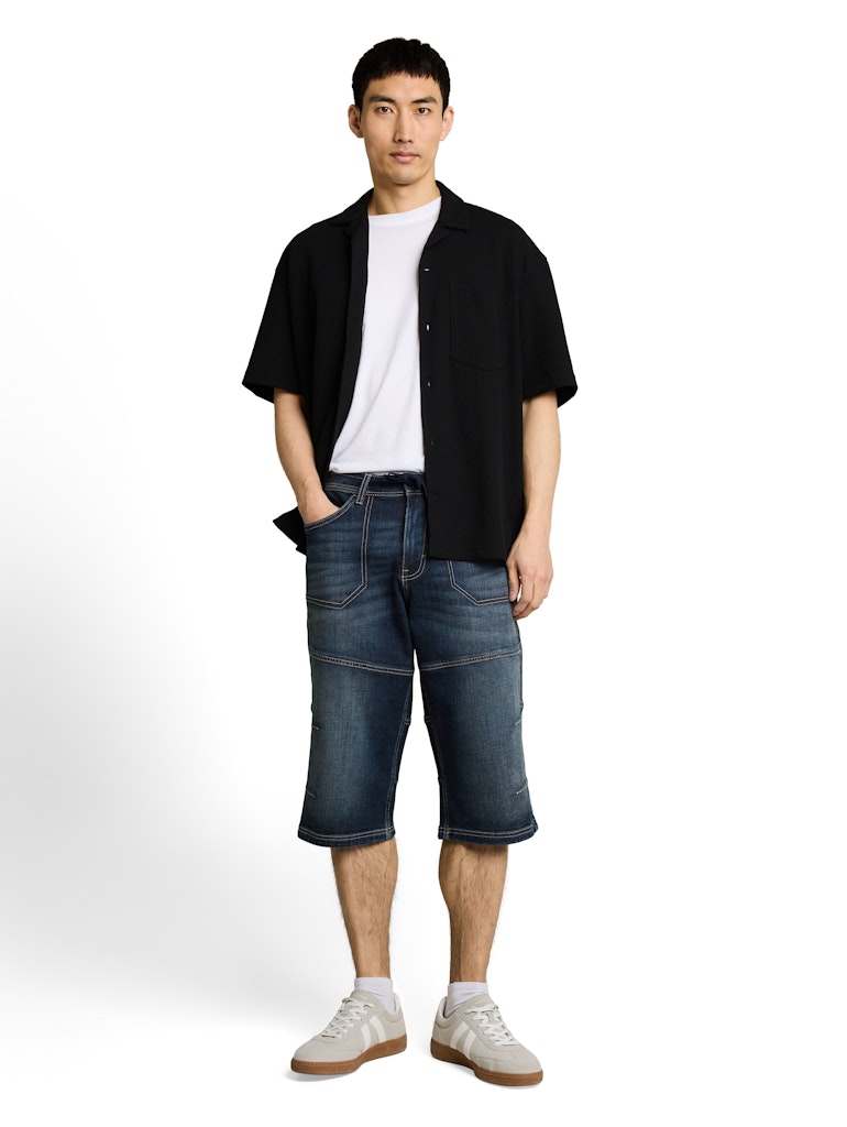 TTMORRIS RELAXED Overknee Jeans Shorts mit Stretch