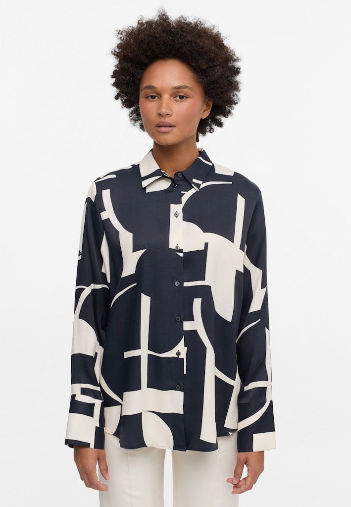 Bluse Viskose Langarm