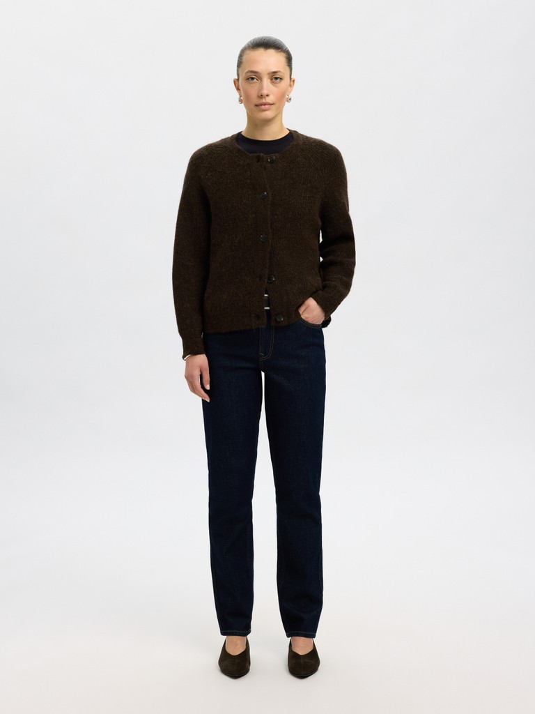 SLWLULU LS KNIT SHORT CARDIGAN NOOS