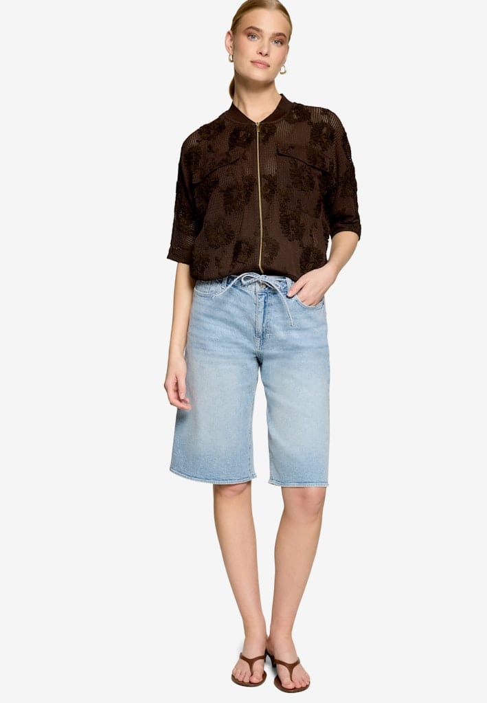 Blouson mit Fledermausärmeln