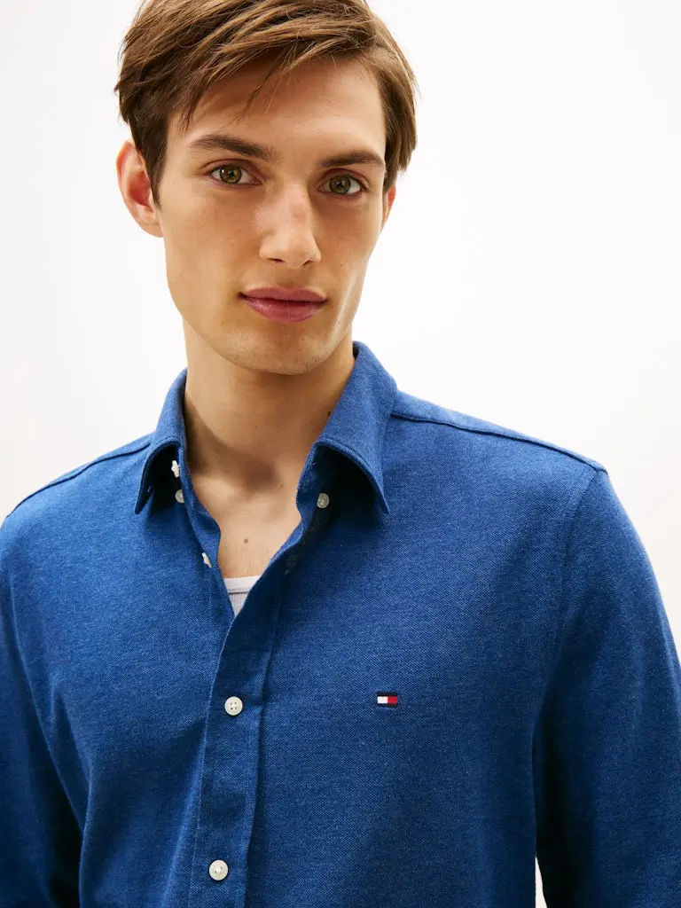 KNIT PIQUE FEATHERWEIGHT SHIRT