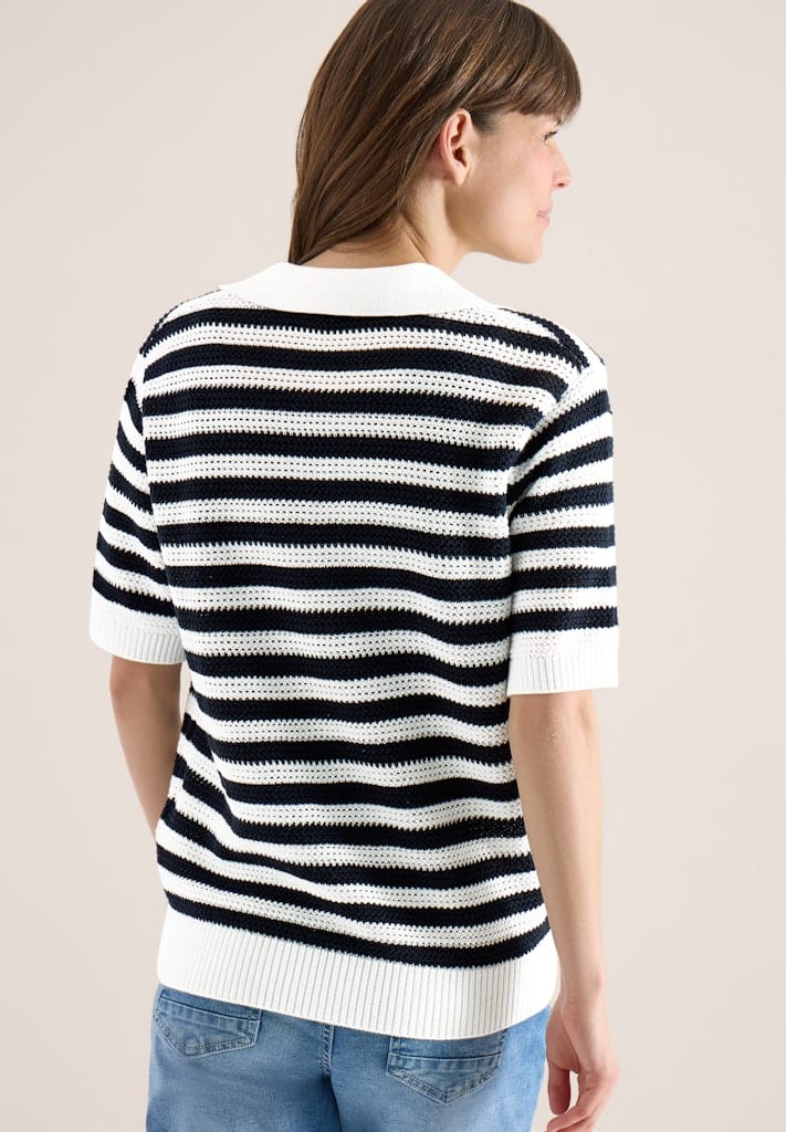 Kurzarm Poloshirt in Mesh-Qualität