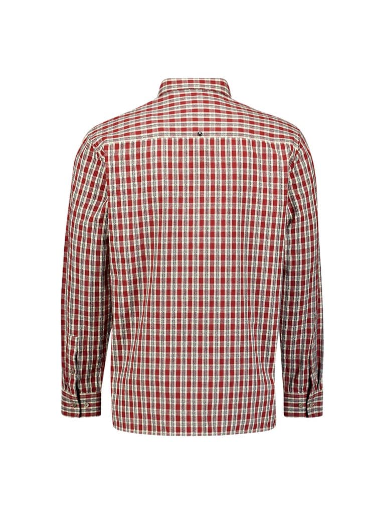 Shirt Yarn Dyed Small Check, Dobby Weave