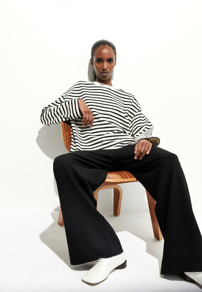 FRANKAA MAARLEN STRIPE SWEAT