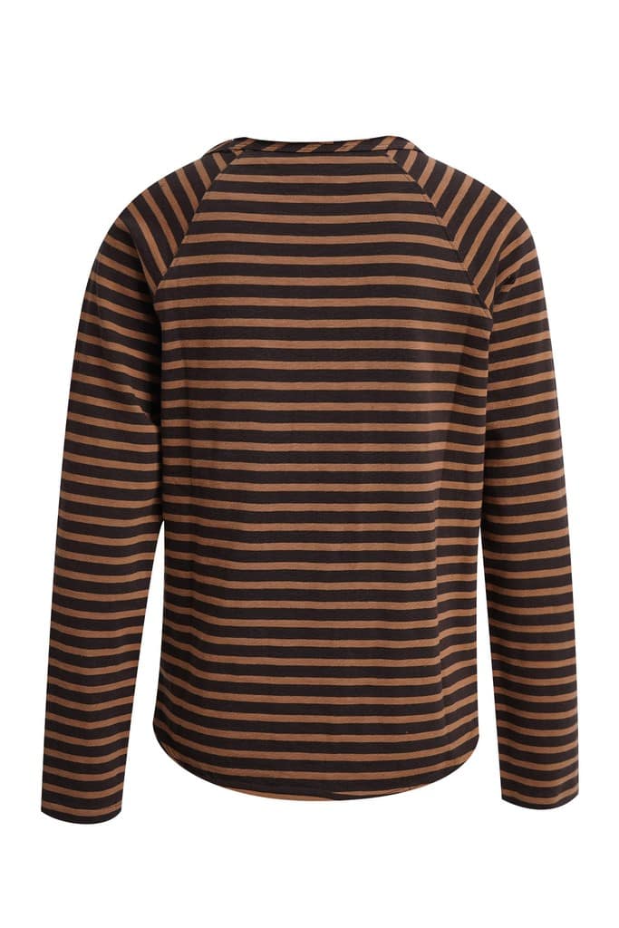 Regular Basic Sweat Raglan Striped