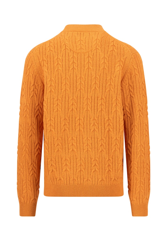 Zip Troyer, Soft Knit Cable*RWS