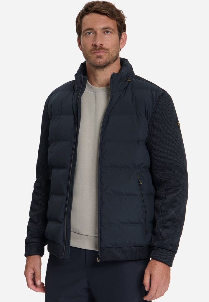 Jacket Short Fit Sealed Knitted Mix