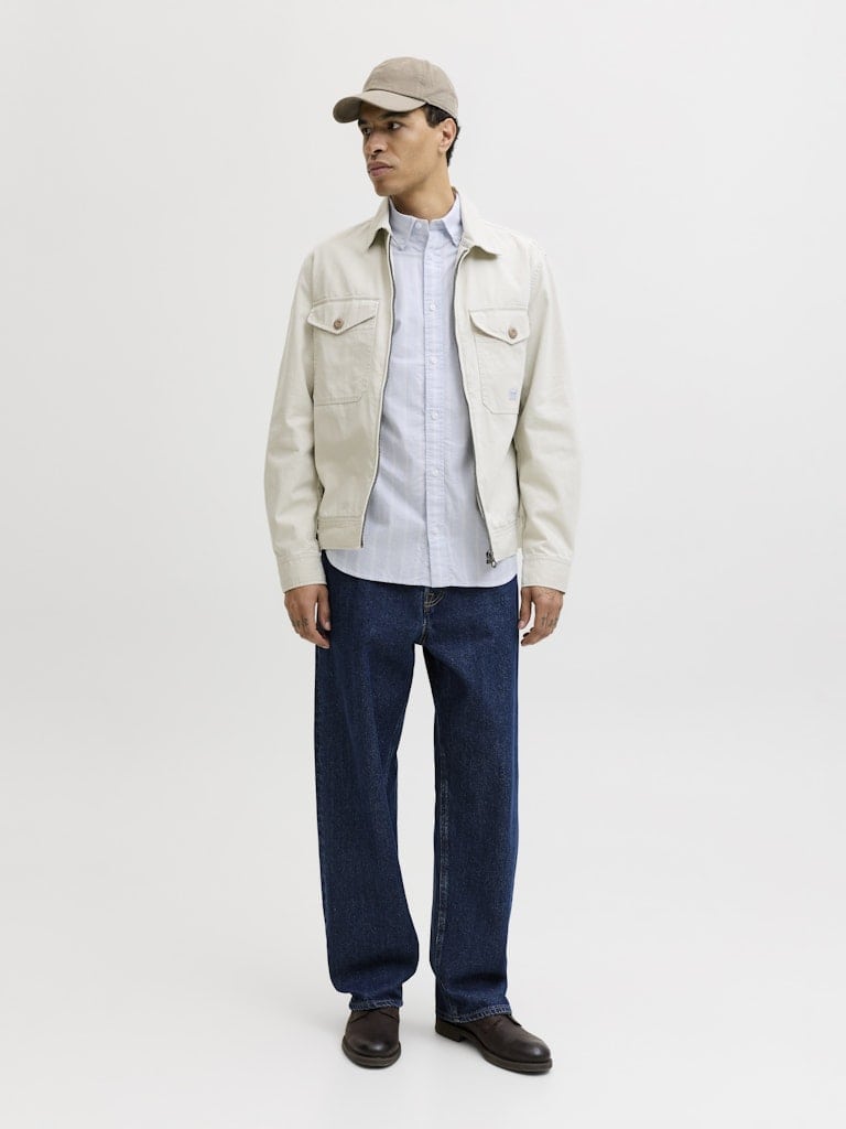 JJEHARVEY OXFORD L/S SHIRT NOOS