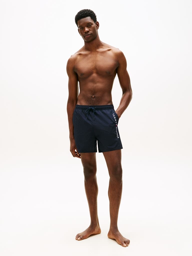Original Logo Mid Length Swim Shorts