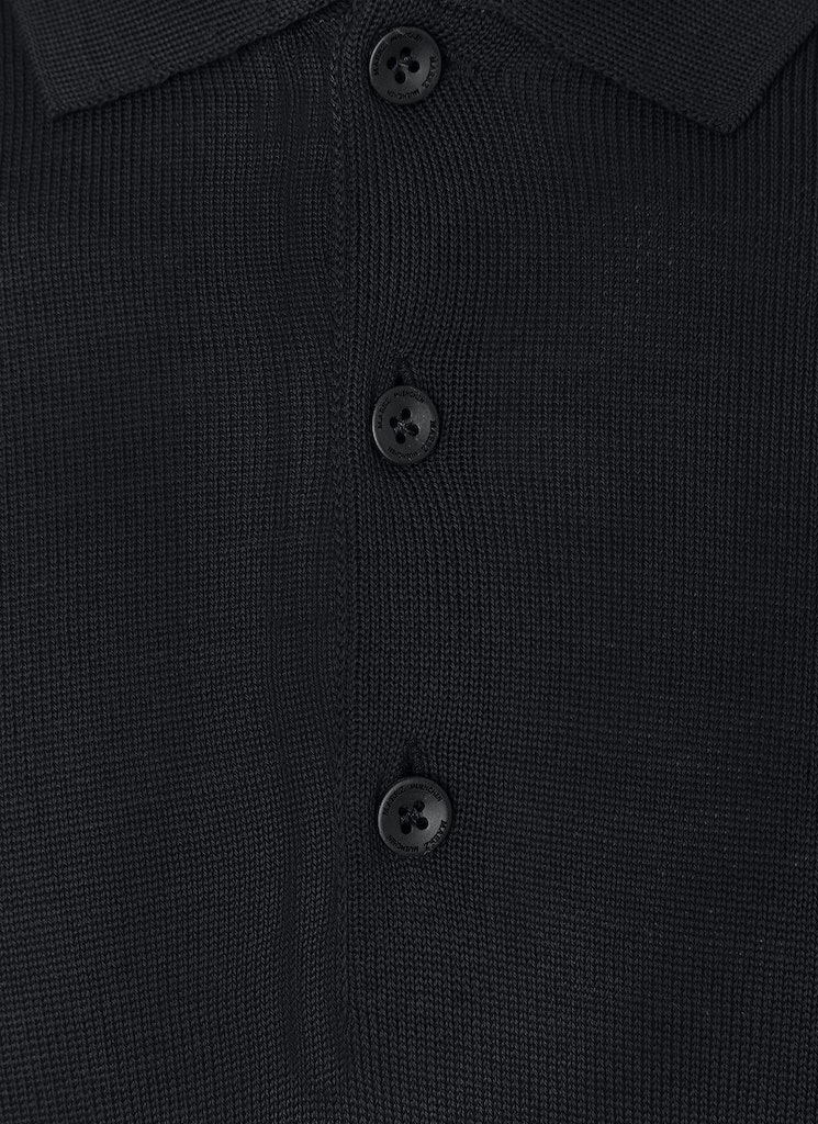 Pullover Polokragen Knopf 1/1 Arm