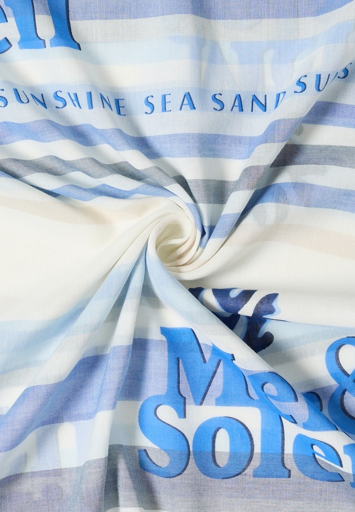 Loop-Schal mit Streifenmuster