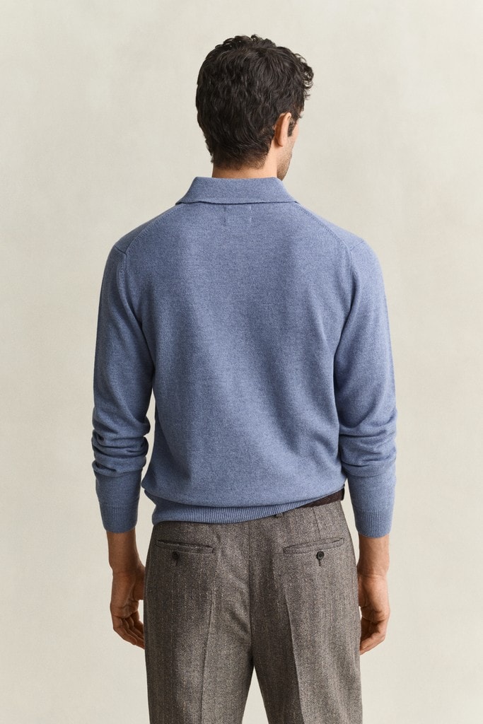 Superfine Lambswool Polopullover