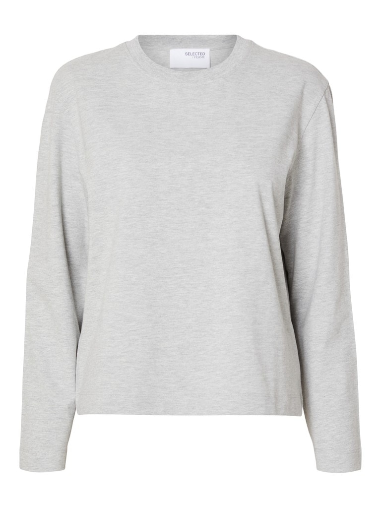 SLWESSENTIAL LS BOXY TEE NOOS