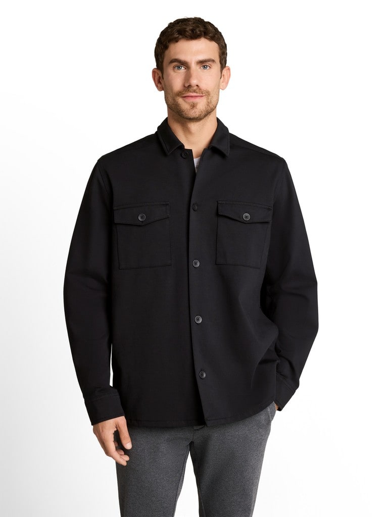 Sweat-Overshirt mit Taschen