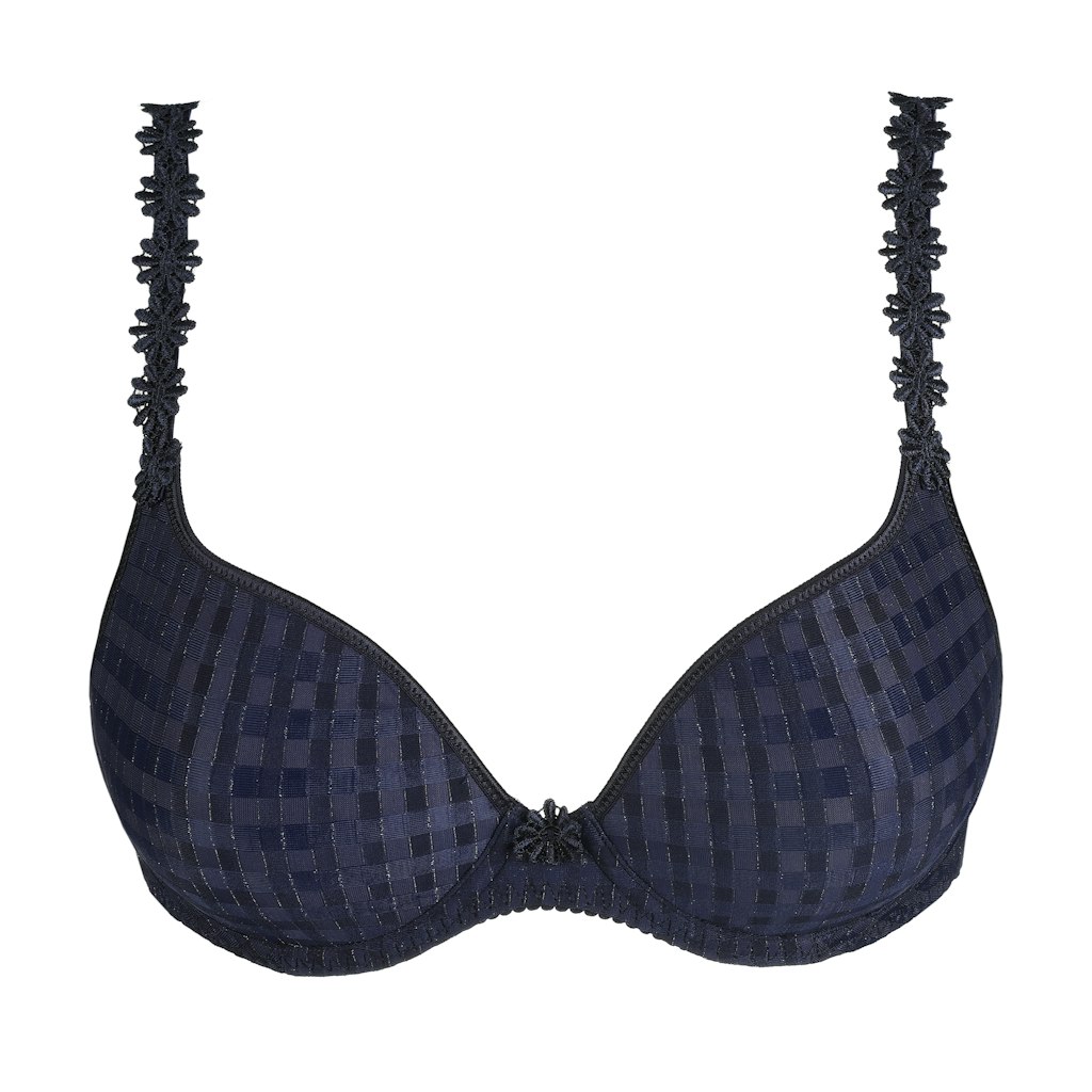 AVERO velvet blue Unterlegter BH Herzform