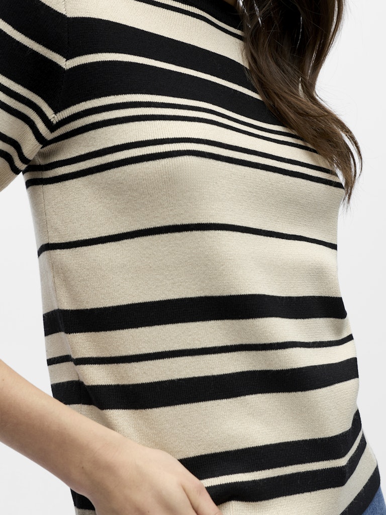 OBJESTER S/S NEW KNIT PULLOVER NOOS