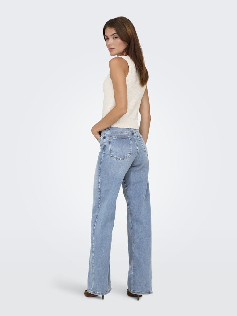 ONLMADISON BLUSH HW WIDE DNM CRO371 NOOS