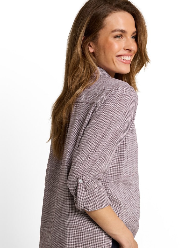 Bluse mit Brusttaschen