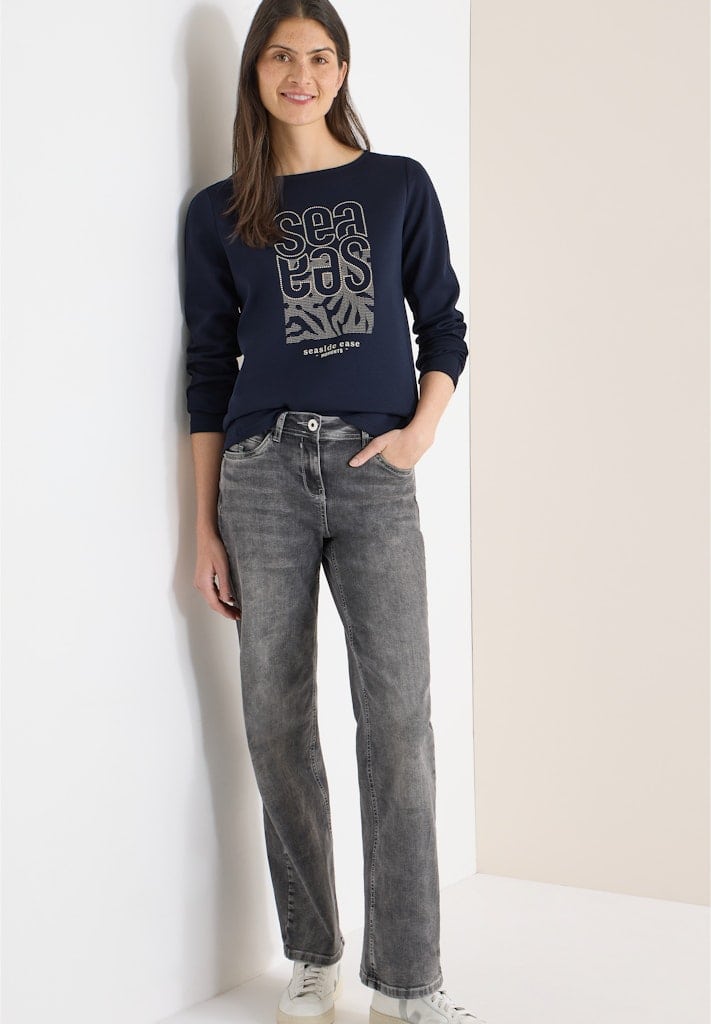 Silk-Touch Stickerei Shirt