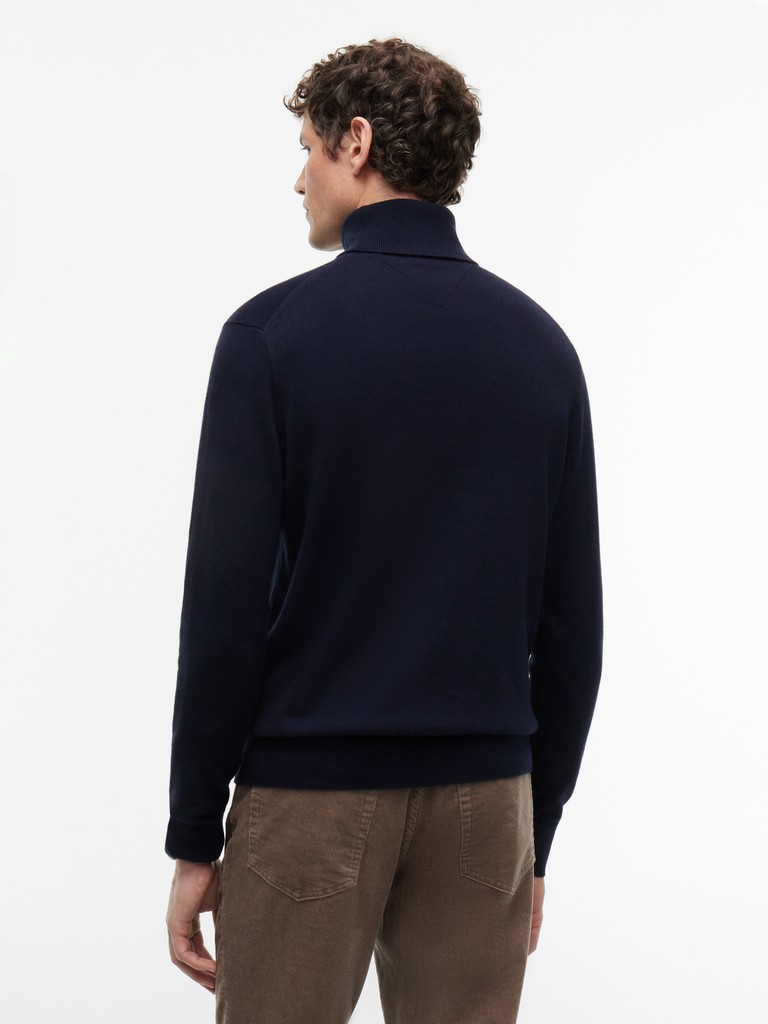 PIMA ORG CTN CASHMERE ROLL NECK