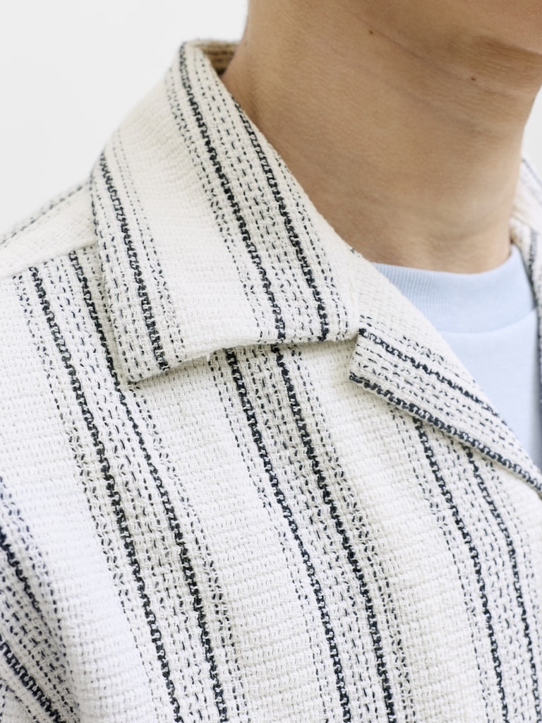 JJECOBA STRIPE RESORT SHIRT SS SN JNR