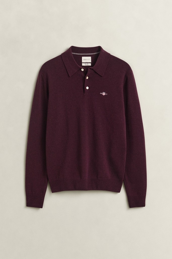 Superfine Lambswool Polopullover