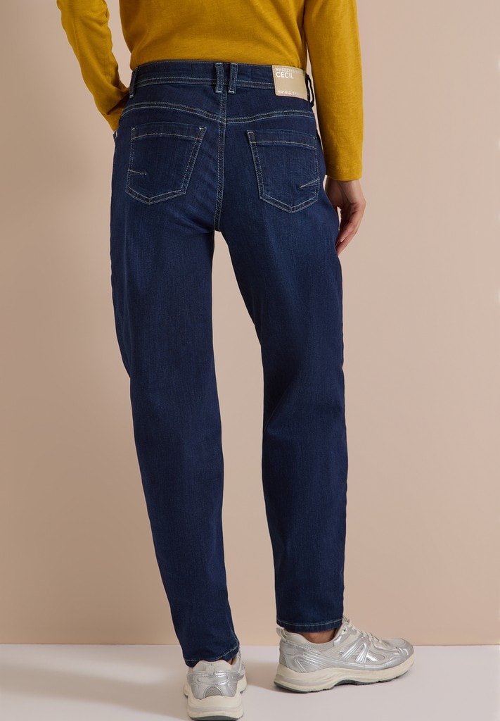 High Waist Barrel Leg Jeans im Loose Fit