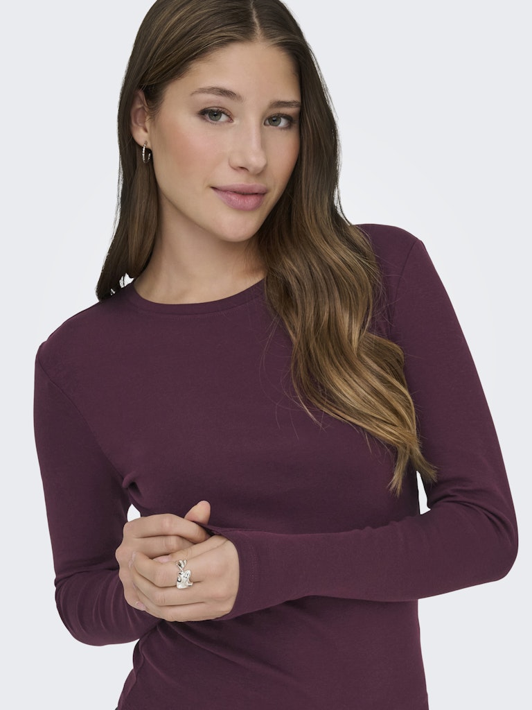 ONLRILEY O-NECK L/S TOP JRS NOOS