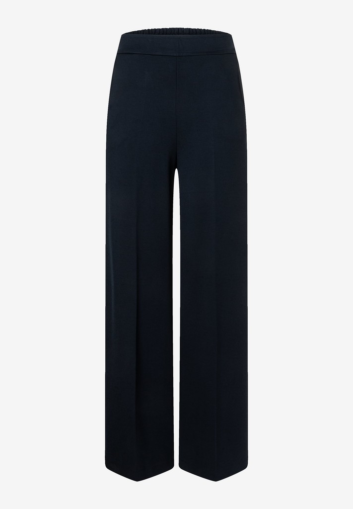Jerseyhose mit Bügelfalte