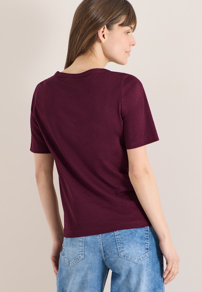 Kurzarm T-Shirt aus reiner Baumwolle
