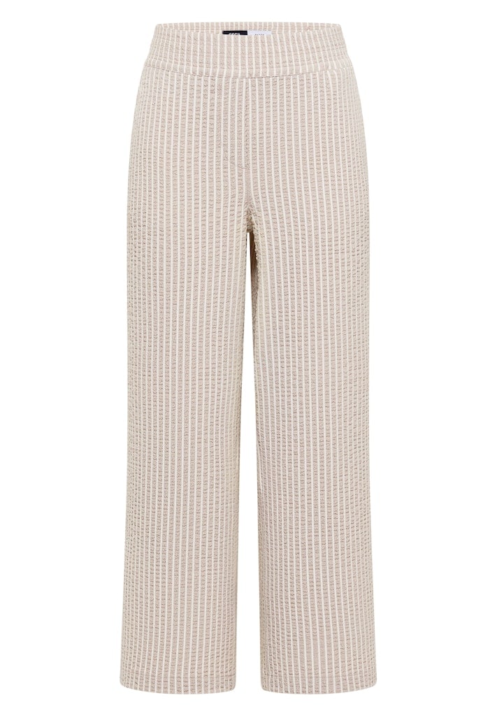 7/8 Wide Leg Hose in Seersucker-Qualität