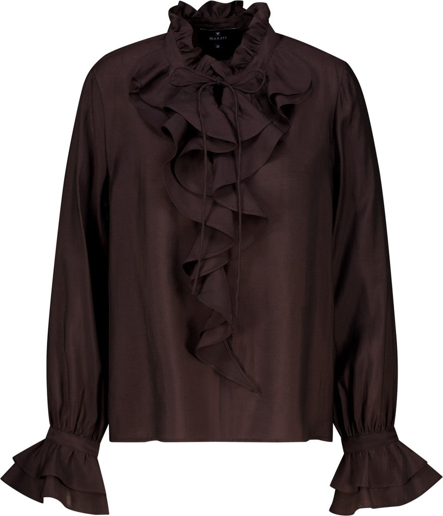 Bluse mit Volants