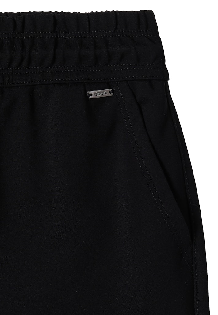 Mid Waist Slim Leg Hose im Casual Fit