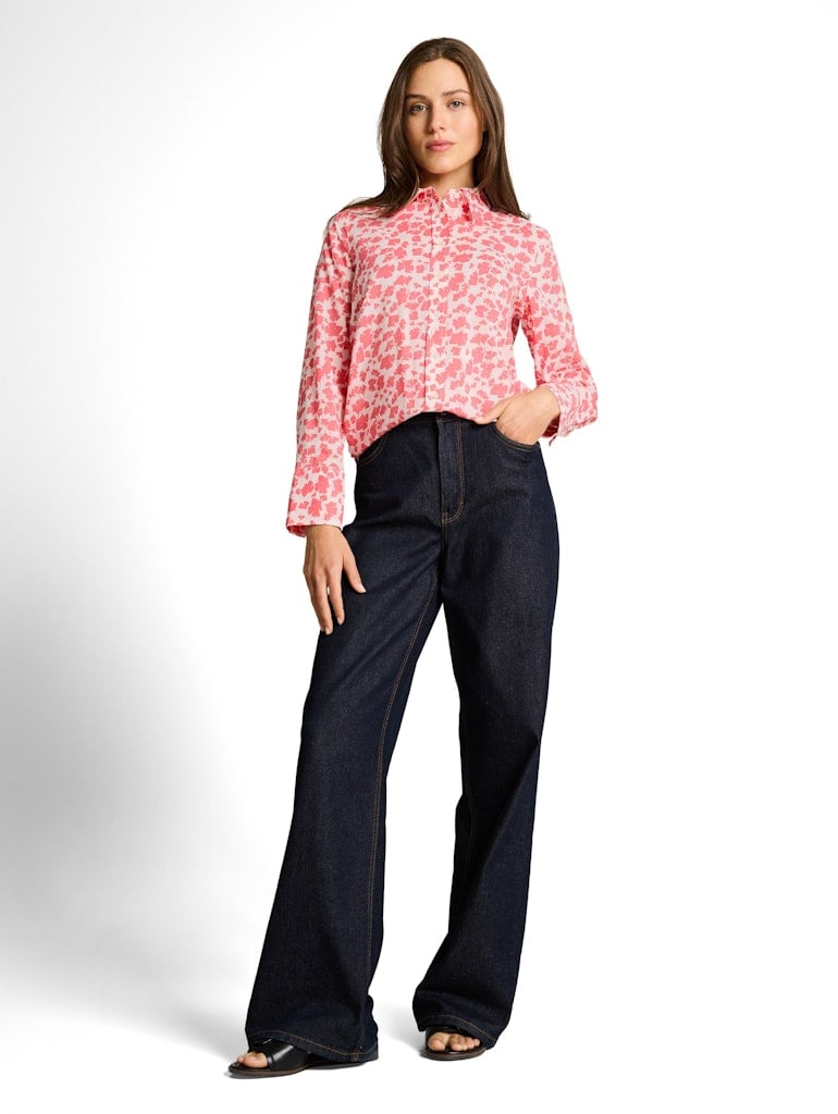 Hemdbluse mit Muster