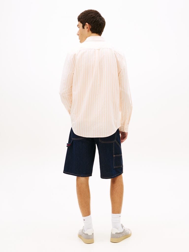 TJM REG STRIPE OXFORD SHIRT EXT