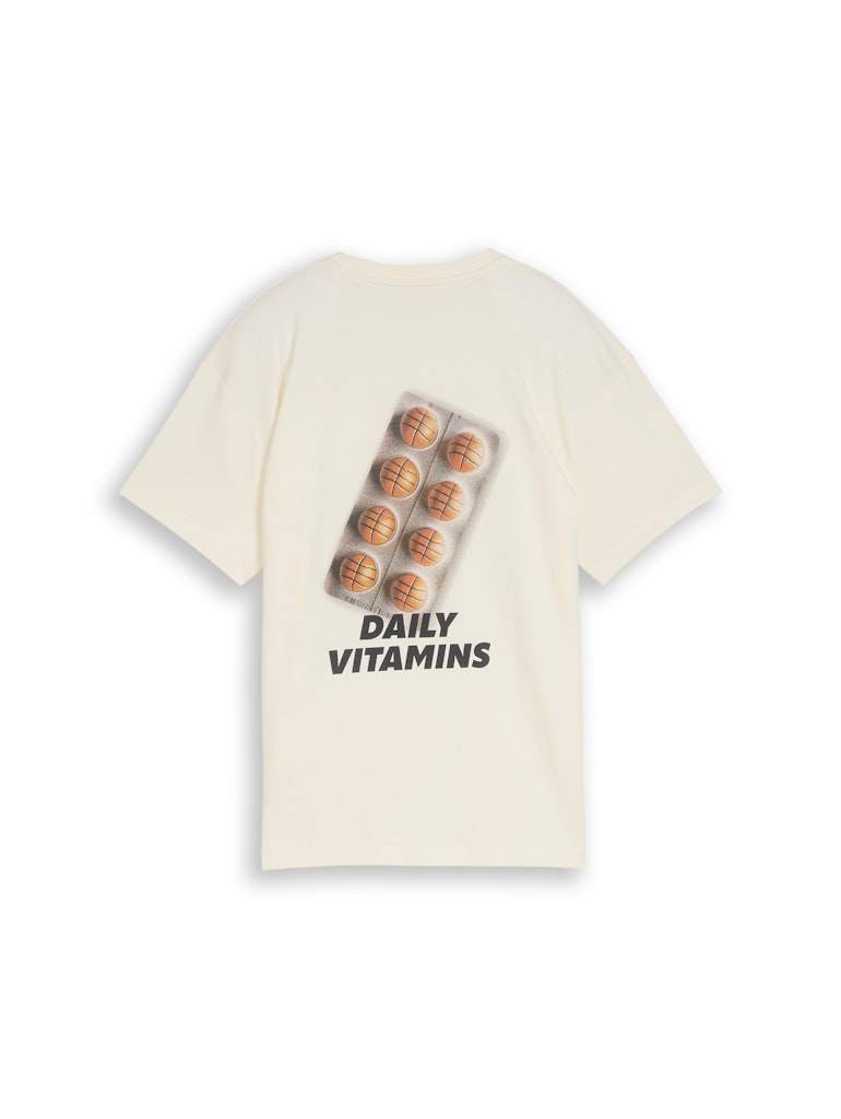 Oversize T-Shirt mit Foto-Print