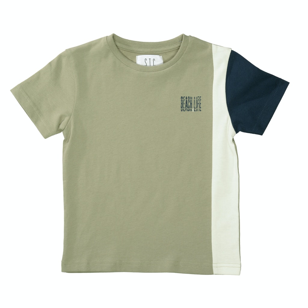 T-Shirt mit Colour-Blocking