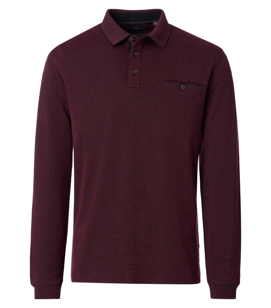 Polo-Shirt Langarm