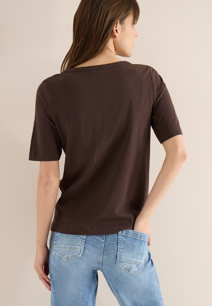 Kurzarm T-Shirt aus reiner Baumwolle